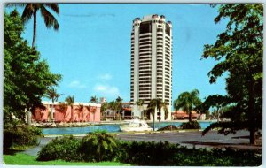 BOCA RATON, Florida FL  Inland Waterway BOCA RATON CLUB  1974   Postcard