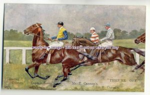 an0565 - Racing Colours Captain Loder's,  Artist - GDR - W & K Postcard