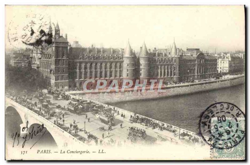 Old Postcard Paris La Conciergerie