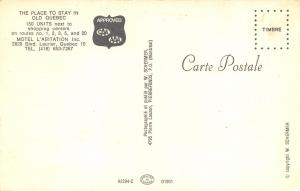 Laurier Quebec Canada 1960s Postcard Motel L'Abitation