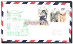 Letter USA 1st Flight Jamaica 1969