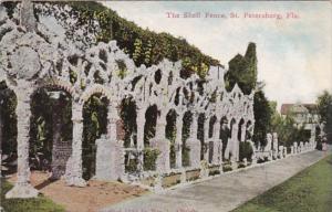 Florida St Petersburg The Shell Fence