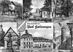 BG15650 wanderziele bad salzungen thuringen multi views   germany CPSM 14.5x9cm