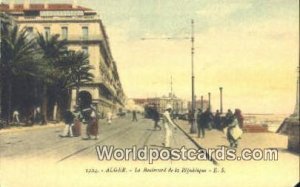 Le Boulevard de la Republique Alger Algeria, Africa, Unused 