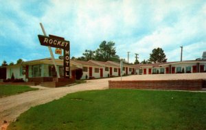 Custer, South Dakota - The Rocket Motel on Hwy 16 & 85A - c1950