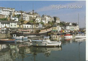 Devon Postcard - Brixham Harbour - Ref AB2826