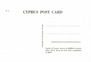 cyprus, NICOSIA, General View (1950s) Postcard
