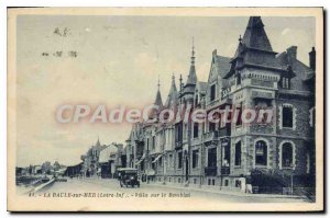 Old Postcard La Baule Sea The Inf Villa on the Embankment