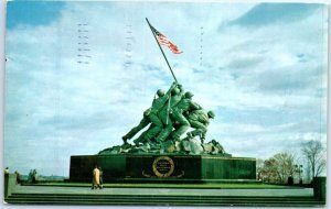 Postcard - U. S. Marine Corps War Memorial - Arlington, Virginia