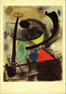 The Two Sisters J. Miro Collection Paris Postcard