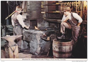 Blacksmith Shop , Sherbrook Village , Nova Scotia , Canada , 50-70s