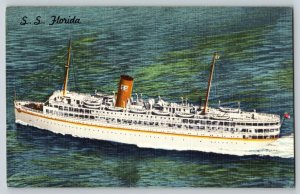 Postcard Ship SS Florida - Nassau Cruise - P&O Steamship Co