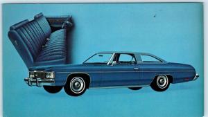 Car Advertising  CHEVROLET 1974 IMPALA Custom Coupe  Auto   Postcard