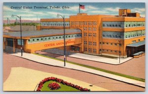 Central Union Terminal Toledo Ohio Passenger Rail And Transit Station Postcard