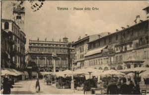 CPA Verona Piazza DELLE Erbe ITALY (809298)