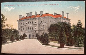 Vintage Postcard 1907-1915 The Breakers, Vanderbilt Home, Newport, Rhode Island