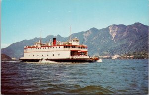 MV 'Bainbridge' Ship Black Ball Ferry British Columbia BC Unused Postcard H54