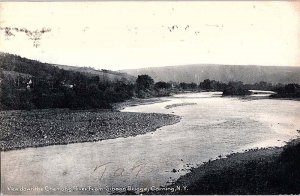 Postcard PANORAMIC SCENE Corning New York NY AJ4147