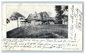 1904 The Country Club of Peoria Illinois IL Posted Antique PMC Postcard