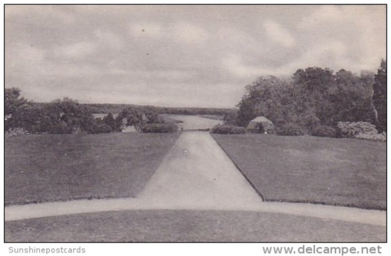 View From Entrance Towards Ashley River Middleton Place Gardens Charleston So...