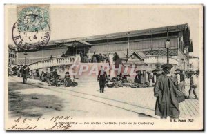 Old Postcard Angouleme central markets Approval Trash