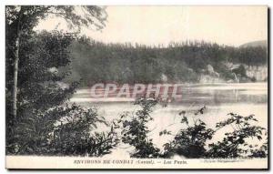 Old Postcard From Around Condat Lake Pavin