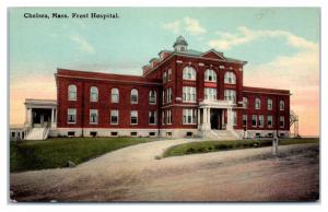 Early 1900s Frost Hospital, Chelsea, MA Postcard