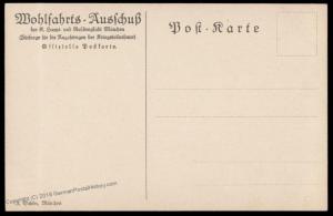 German WWI Army Patriotic War Dependents Welfare Donation Munich 79710