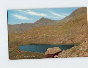 Postcard Snowdon And Llyn Teyrn, Wales