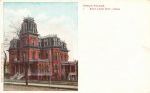 Vintage Postcard 1900's Amelia Place Salt Lake City Utah UT Frank H. Leib Pub