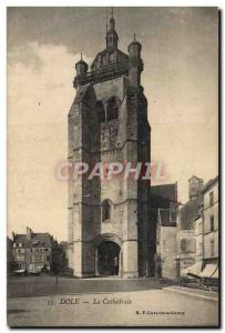 Old Postcard Dole La Cathedrale