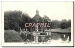 Old Postcard Chateau de Chantilly L iie of Love