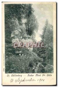 Old Postcard St. Odilienberg Rock Mont Sainte Odile