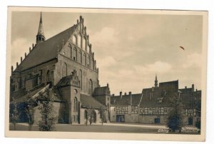 Poland 1935 Unused Postcard Elblag Germany Elbing St. Mary Church Dominican