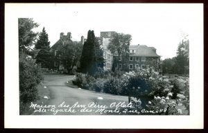 dc1444 - STE AGATHE DES MONTS Quebec 1940s Maison des Rev. Peres. Real Photo Pos