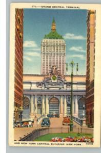 New York City NY Central Bdlg Postcard