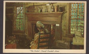 Tennessee - Rutherford interior view of The Parlor David Crockett Home - Chrome