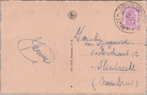 Belgium La Panne Avenue De Panne Vintage Postcard 04.35