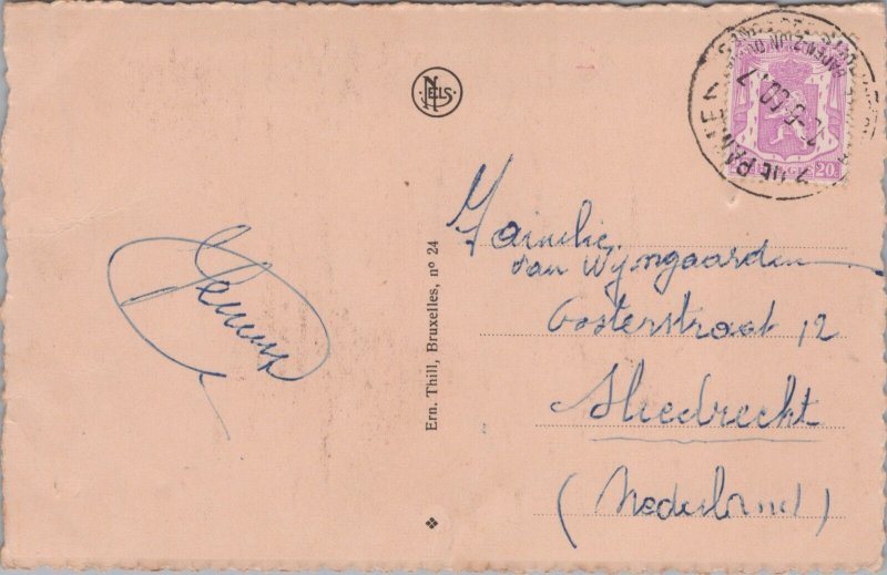 Belgium La Panne Avenue De Panne Vintage Postcard 04.35