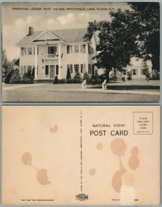 LONG ISLAND PATCHOGUE N.Y. AMERICAN LEGION POST VINTAGE POSTCARD