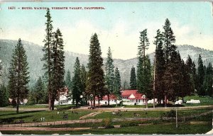 C.1910 Hotel Wawona, Yosemite Valley, CA Goats Mountains Postcard P122