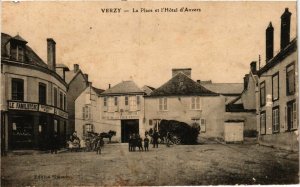 CPA VERZY-La Place et l'Hotel d'Anvers (346636)