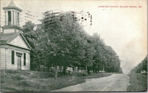 Postcard Christian Church in Rolling Prairie, Indiana~138125