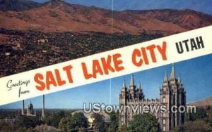 Salt Lake City, Utah     ;     Salt Lake City, UT  