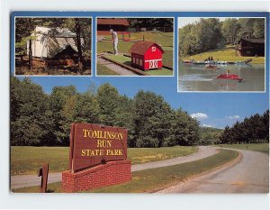 Postcard Tomlinson Run State Park, New Manchester, West Virginia