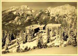 Spa for Respiratory Organs Hotel on Predigstuhl Bad Reichenhall Photo Postcard