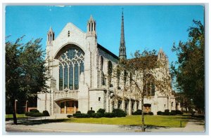 c1950's Holy Angels Catholic Church The Steel City Gary Indiana Vintage Postcard