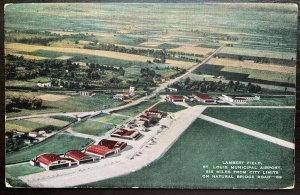 Vintage Postcard 1943 Lambert Field, St. Louis Airport, Missouri (MO)