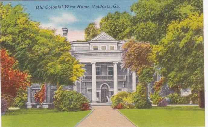 Georgia Valdosta Old Colonial West Home