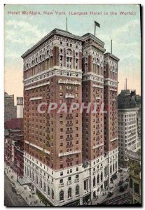 Postcard Old Hotel Mc Alpin New York Largest Hotel in the World